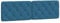 vidaXL Cuscino Testiera Blu 160 cm in Velluto