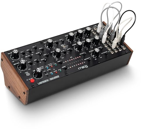 MOOG Labyrinth - Synth analogico generativo parallelo semi-modulare con doppio sequencer, doppio oscillatore, wavefolder VC, filtro VC, patch bay