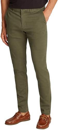 Tommy Hilfiger Herren Chino Hose Bleecker Printed Structure Slim Fit