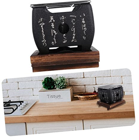 OFFSCH Parrilla Japonesa para Barbacoa 12 X 12 Cm Herramienta Creativa para Barbacoa de Carbón para Cocina Japonesa