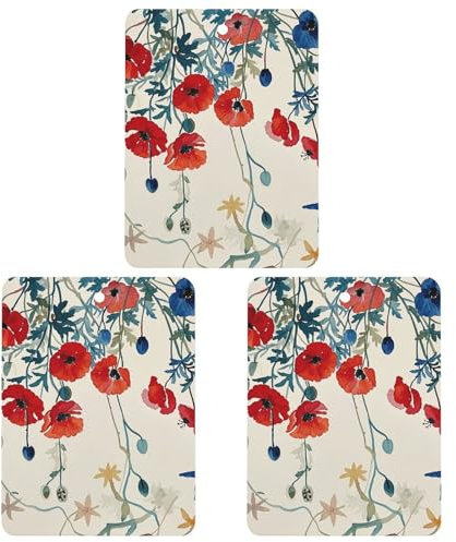 Car Air Fresheners 3 Pcs Hanging Air Freshener for Car Hanging Scented Cards Poppy Star Pattern Aromatherapy Tablets Quickly Eliminate Odors Pendant Decoration