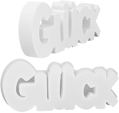 Générique Silikonformen für Buchstaben – Deutsche Buchstabenformen für Zement – wiederverwendbar, antihaftbeschichtet für Harz – kreative Dekoration für Haus und Kunstprojekte