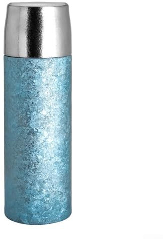 Tetera para exteriores de 500 ml con aislamiento térmico, perfecta para té fresco en cualquier lugar (azul)