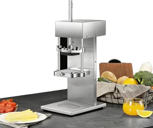 Electric Food Prep Machine for Cutting Strips and Extracting Juice, Commercial Design Handles Potatoes, Carrots, Oranges, and Lemons