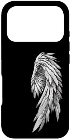 Carcasa para iPhone 17 Pro Impresión Trasera de One Winged Angel Gothic Fantasy Gamer