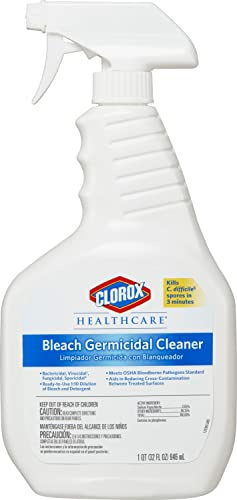 Clorox Healthcare Bleach Germicidal Cleaner Spray, 32 Fluid Ounces (Package May Vary)