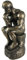 Rodin the Thinker Statue Fine Art Sculpture Male Nude Figure Real Bronze Powd... by Pacific Trading