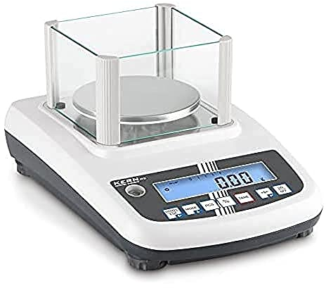 KERN Serie PFB Kunststoff Präzisionswaage mit Komfortabler Bedienphilosophie, 3000g Wägebereich, 0,01g Ablesbarkeit, 210mm x 315mm x 90mm