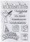 Clear Stempel-Set Kommunion/Konfirmation, ca. 7,4x10,5cm