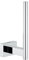 GROHE Essentials Cube - Reservepapierhalter (verdeckte Befestigung, Material: Metall, langlebig), chrom, eckig, ‎40623001