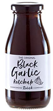 Hawkshead Relish Company ORIGINAL Black Garlic Ketchup (310g) | Gourmet Vegan Sauce from the Lake District | Balsamic & Spiced Condiment