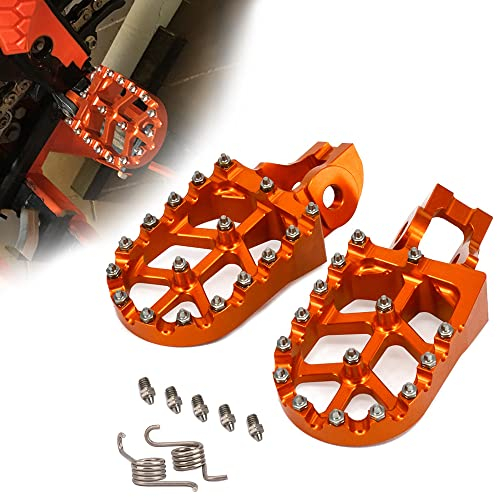Motorrad Fußrasten Rest Pedal CNC Fußrasten Für 85 SX 18-20 125 150 SX 250 350 450 SX-F XC-F 16-20 150 XC-W 300 XC XC-W TPI 250 SX EXC-F XC-W TPI 350 450 500 EXC-F 250 XC 250 450 SX-F FACTORY EDITION