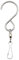 Coideal Swivel Hooks Clips, 12 Pcs Staineless Steel Wind Spinner Hanger Crystal Twisters for Hanging Wind Chimes, Pots Birdcage Plants (Silver)