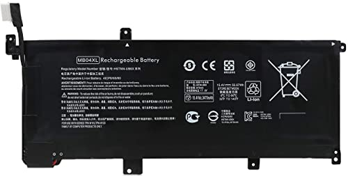 7XINbox 15.4V 55.67Wh MB04XL Laptop Battery for HP HP ENVY X360 Series HP M6 PC 15 Convertible Series Replacement Battery Fits 843538-541 844204-850 HSTNN-UB6X MB04XL MBO4XL TPN-W119 TPN-W120