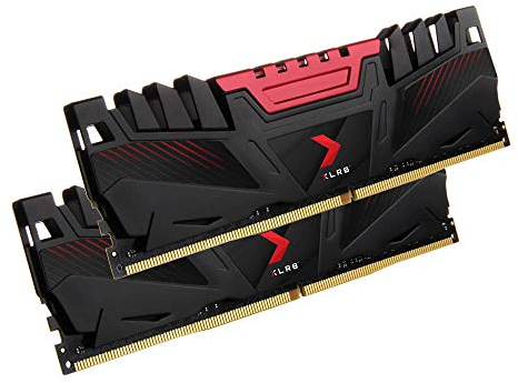 PNY Kit de Modules Mémoire RAM pour Ordinateur de Bureau XLR8 Gaming DDR4 2666 MHz 16GB (2x8GB) MD16GK2D4266616XR