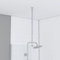 AURLANE Barre de Fixation Plafond pour Douche a l'italienne - Barre DE Fixation Plafond 60cm RECOUPABLE