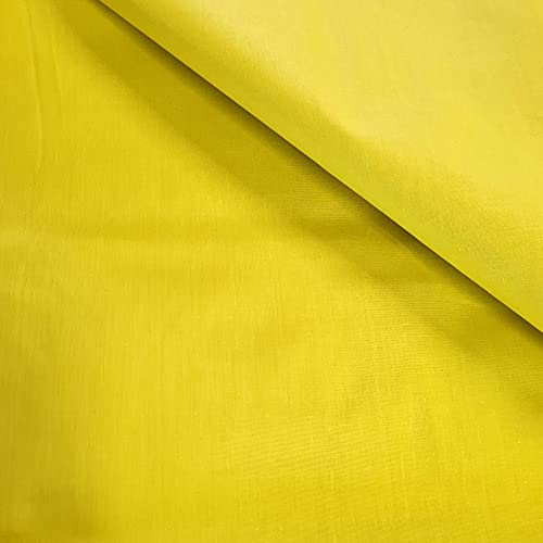 100% Baumwolle Uni Einfarbig Baumwollstoff Kinderstoff Meterware Handwerken Nähen Stoff (Limone, 200x160cm (8,99/m))