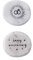 GB04849M Deko-Kieselstein mit Ring aus Marmor mit doppelseitigem Design