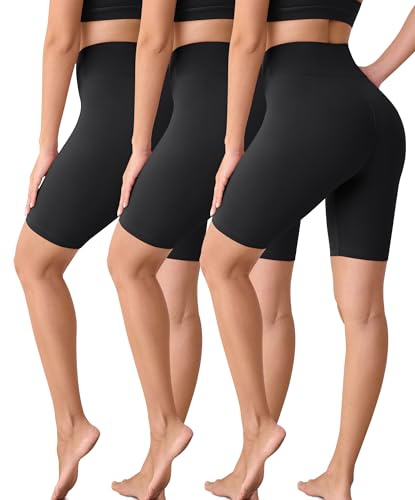 VALANDY Creamlush 8 High Waisted Cycling Shorts for Women | Buttery-Soft Comfort, Flexible Stretch, Anti-Chafing, Pill Resistant, Yoga, Lounging and Everyday Wear, Sizes S-5XL