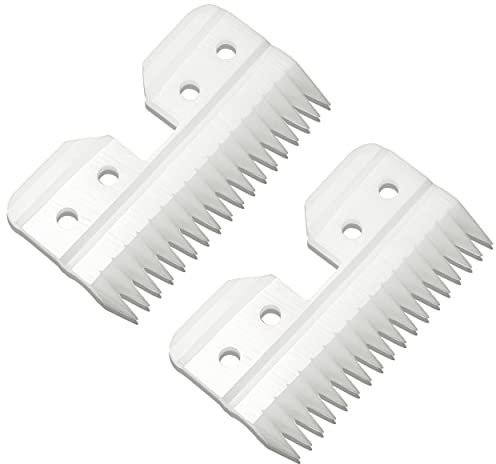 Lame en céramique à 18 dents compatible avec les tondeuses à alimentation rapide Oster pour tondeuse de toilettage A5, convient pour la série Wahl KM, convient pour les pièces de lame Andis (3FC, 4FC,