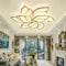 Sky angle LED Deckenleuchte Mit Fernbedienung Dimmbar Schlafzimmer Lampe, Kreative Blumenform Design Wohnzimmer Deckenlicht(9 Köpfe/Ø84cm/33.1in)