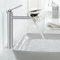 PHASAT Grifo Lavabo Alto Grifo Monomando Lavabode 304 Acero Inoxidable Acabado en níquel cepillado PTMP01L