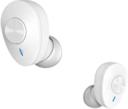 Hama Bluetooth Kopfhörer „Freedom Buddy“ (True Wireless, TWS, In Ear Kopfhörer, Wireless Kopfhörer, kabellos, Bass Boost, Kopfhörer kabellos, Earbuds, Sprachsteuerung, mit Ladebox) weiß