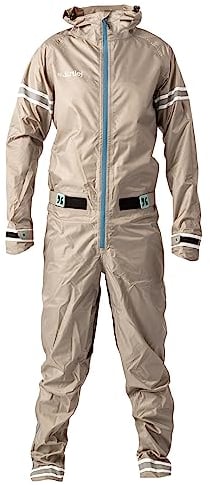 dirtlej commutesuit road edition moonstone/turq., leichter Regenanzug für Radfahrer, wasserabweisend, atmungsaktiv, recyceltes Material, wasserabweisender Reißverschlüsse, verschiedene Größen (S)