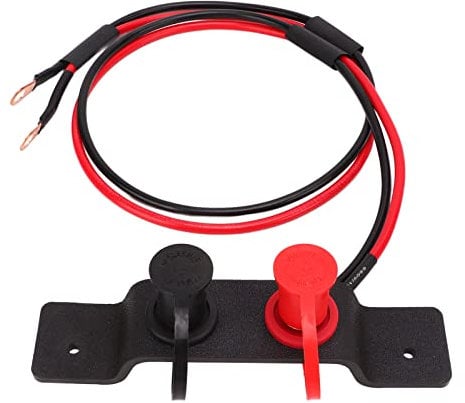 Battery ChargerJump Post Charging Jumper Terminals Kit Replacement for Canam, Battery Terminal Relocation Kit 1.2m Cable Charging Jump Post