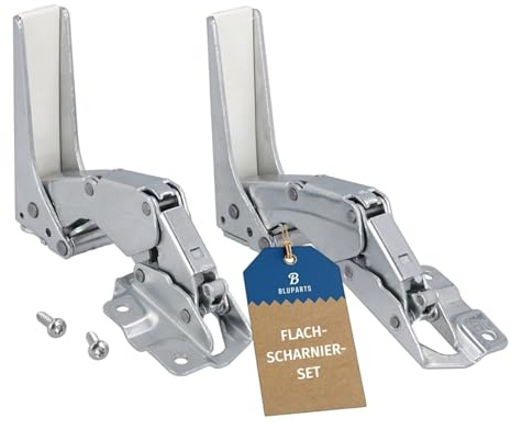 Türscharnier Set oben unten wie beko 5838110300 5838110400 für Kühlschrank