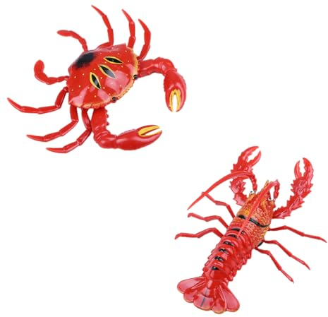 Magnetaufkleber Für Den Kühlschrank 2Er Pack Magnete Hummer Und Krabbe Kühlschrankmagnete Simulation Kunsthandwerk Dekoration Zuhause Küche Magnetische Anziehungskraft