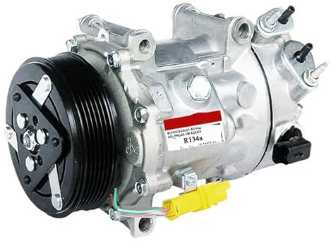 Compressore dell'Aria condizionata SD7C16, Compatibile for Peugeot, 308, 508, 407, Compatibile for Citroen, C4, C5, 1864, 1864F, 1876, 6453ZS, 6453ZT, 648756