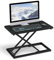 jxgzyy Standing Desk Converter Sit Stand desk Converter Workstation 34x60cm Height Adjustable Monitor Stand Platform Ergonomic X Frame Computer Desk Riser Laptop Stand for Monitor Laptop Home Office