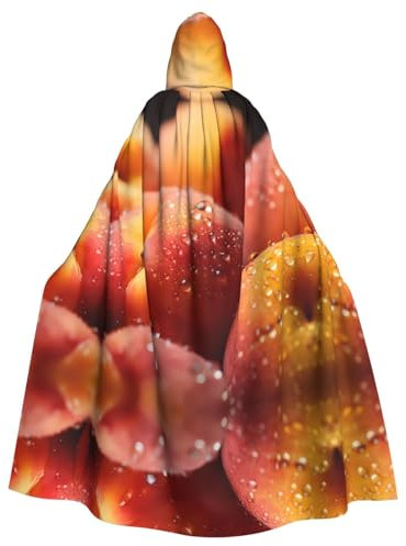 Peaches Kapuzenumhang für Damen und Herren, Halloween-Kostüm, Maskerade, Cosplay, Kostüm, Weihnachten, Party, Robe