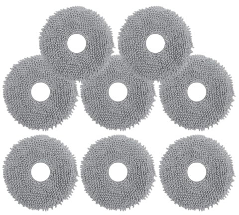 8 Stück Qrevo Serie Wischtücher Wischmopp für Roborock Saros 10R/Saros Z70/Qrevo Pro/Qrevo S,QV 35A/QV 35S,Qrevo S5V,Qrevo Curv/Edge,Qrevo Slim/Master Saugroboter,Waschbar und Wiederverwendbar Mop