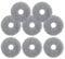 8 Stück Qrevo Serie Wischtücher Wischmopp für Roborock Saros 10R/Saros Z70/Qrevo Pro/Qrevo S,QV 35A/QV 35S,Qrevo S5V,Qrevo Curv/Edge,Qrevo Slim/Master Saugroboter,Waschbar und Wiederverwendbar Mop
