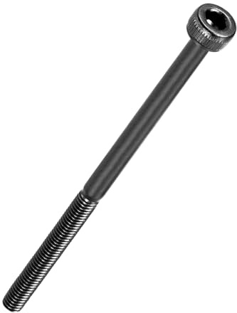 Kozelo 10pcs Tornillos de Cabeza Hexagonal - [M3-0.5 x 55mm] Aleación de Acero 12.9 Grado Óxido Negro Allen Tornillo para Uso Industrial Muebles Impresora 3D, Negro