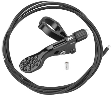 Sgxbos Fahrrad-Dropper Shifter, Mountainbike, Rennrad, Sattelstütze, Fernbedienungshebel für externe und interne Routing-Tropfer (schwarz)