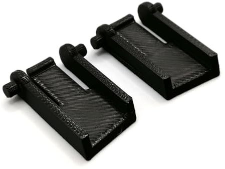 Printbtw 1 Paar Ersatz Tastaturfüße passend für Logitech G15 - in schwarz Tastatur