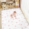 Aolso Baby Spielmatte, 150 * 200cm Baby Krabbelmatte, Baby Faltbare Spielmatte, Krabbeldecke für Baby, Kleinkind Aktivität Spielmatte, Rutschfest auf beiden Seiten für drinnen und draußen(Rosa Stern)