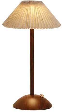 Koolenry Bedside Sleeping Light 3 Color Dimmable Nightstand Light Rechargeable Decorative Table Light with Base Bedroom Living B