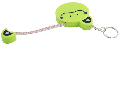 Mètre ruban portable de 150 cm, mini porte-clés rétractable, échelle métrique, impériale, design animal mignon pour couture, artisanat, école, bureau, maison (B)