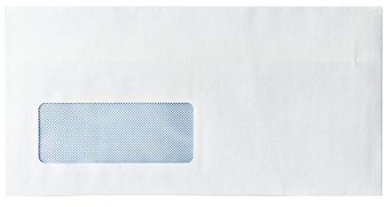 Whitebox 80gsm DL Window Self Seal Envelope - White (Pack of 1000)