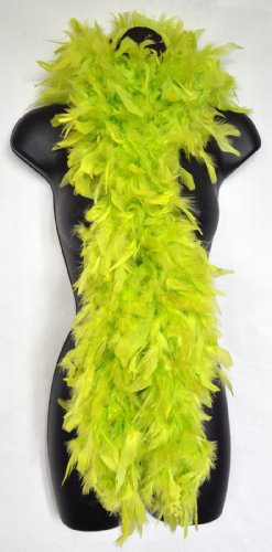 Costume da carnevale multicolore con piuma, verde lime/verde brillante, per feste