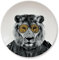 Wild Dining Dinner Plate I Funny Dinner Plate I 100% Ceramic I 9-inch Plate I Funny Plate with Goofy Pet Print I Novelty Tableware | Gift Idea for Students | Dishwasher Microwave and Food Safe-Lion