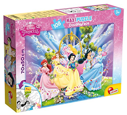 Lisciani 48274 prinzezzinnen Disney Puzzle, Mehrfarbig, 108 piezas