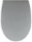 GELCO 707548 Cup WC-Sitz Soft-Schließ Holz 46 x 35 x 6 cm, Holz, Silber, 46 x 35 x 6 cm