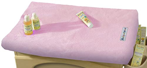 Andy & Helen Copri fasciatoio Universale con angoli elasticizzati in spugna 100% cotone Rosa