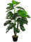 HTT Decorations - künstliche Pflanzen - Monstera/Fensterblatt - in - 120 - Grünpflanze - im Topf - Deko - Zimmerpflanze