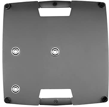 Gravity WB 431 B - Quadratischer -Standfuß mit Montagemöglichkeit | Für Exzentrische Gewichte; schwarz; Stahl